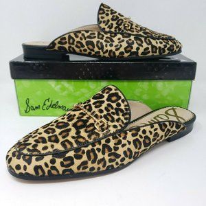 Sam Edelman Women's Linnie Mule Leopard Print Bit